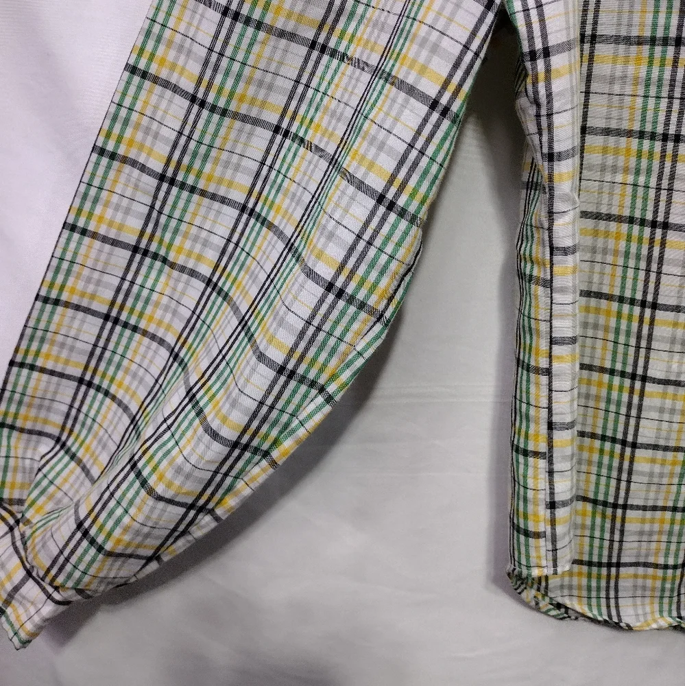 Vintage Oak Hill Babydoll Shirt Womens 12 Green Lace Preppy Academia Retro 90s - Picture 3 of 8